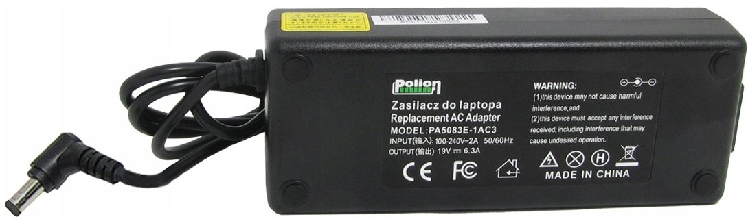 Zasilacz do laptopa ASUS 120W 19V 6,3A wtyk 5,5x2,5mm