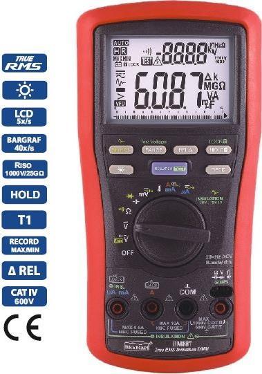 Brymen Multimetr TRMS VFD, T, rezystancja izolacji 50V-1000V BM887 Brymen