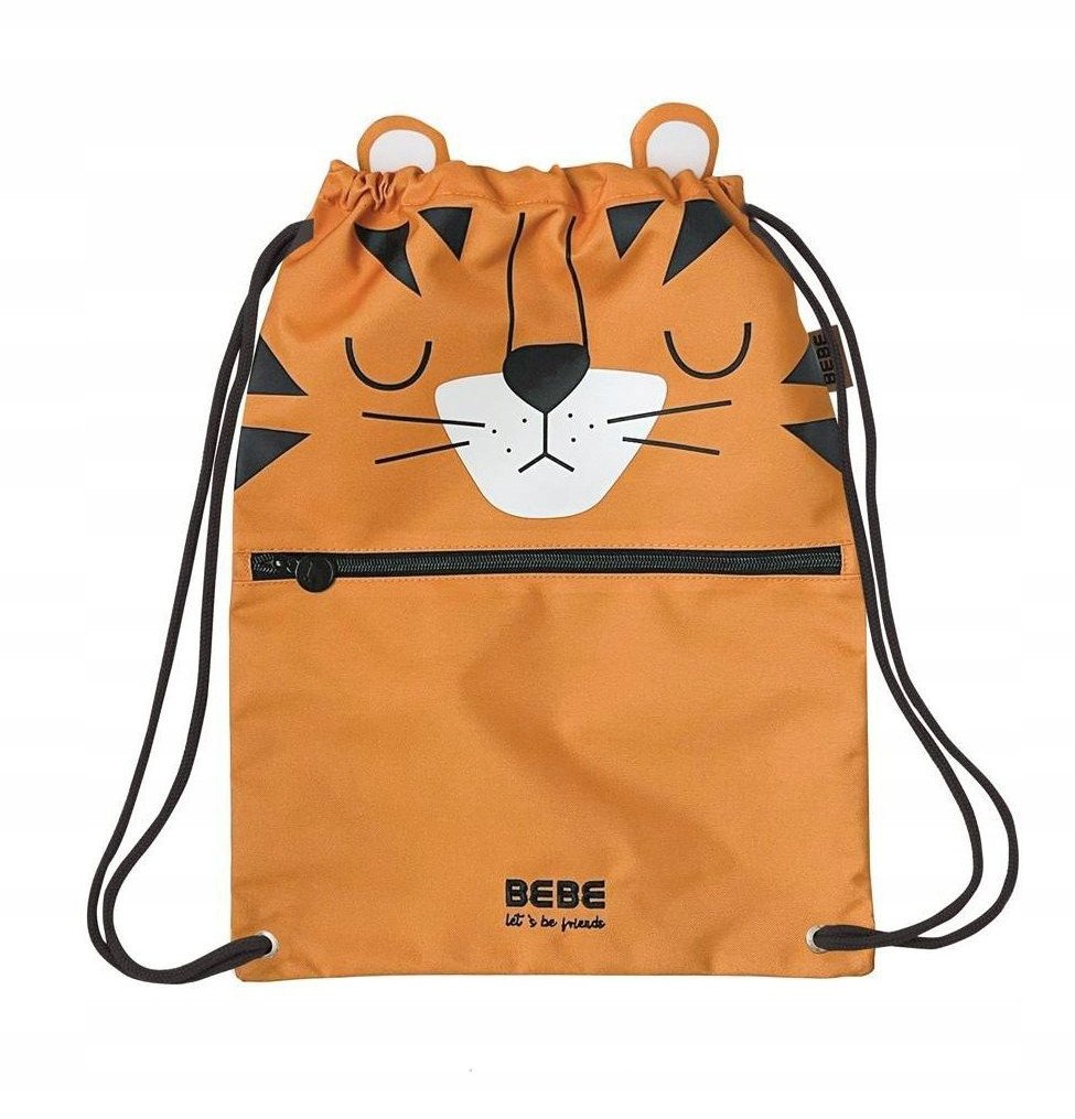 Worek z kieszonką na suwak Tygrys BB Friends