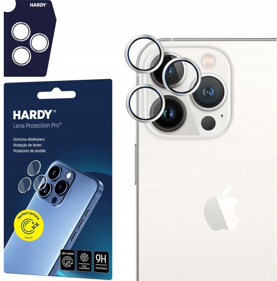 Apple iPhone 15 Pro - HARDY Lens Protection Pro White