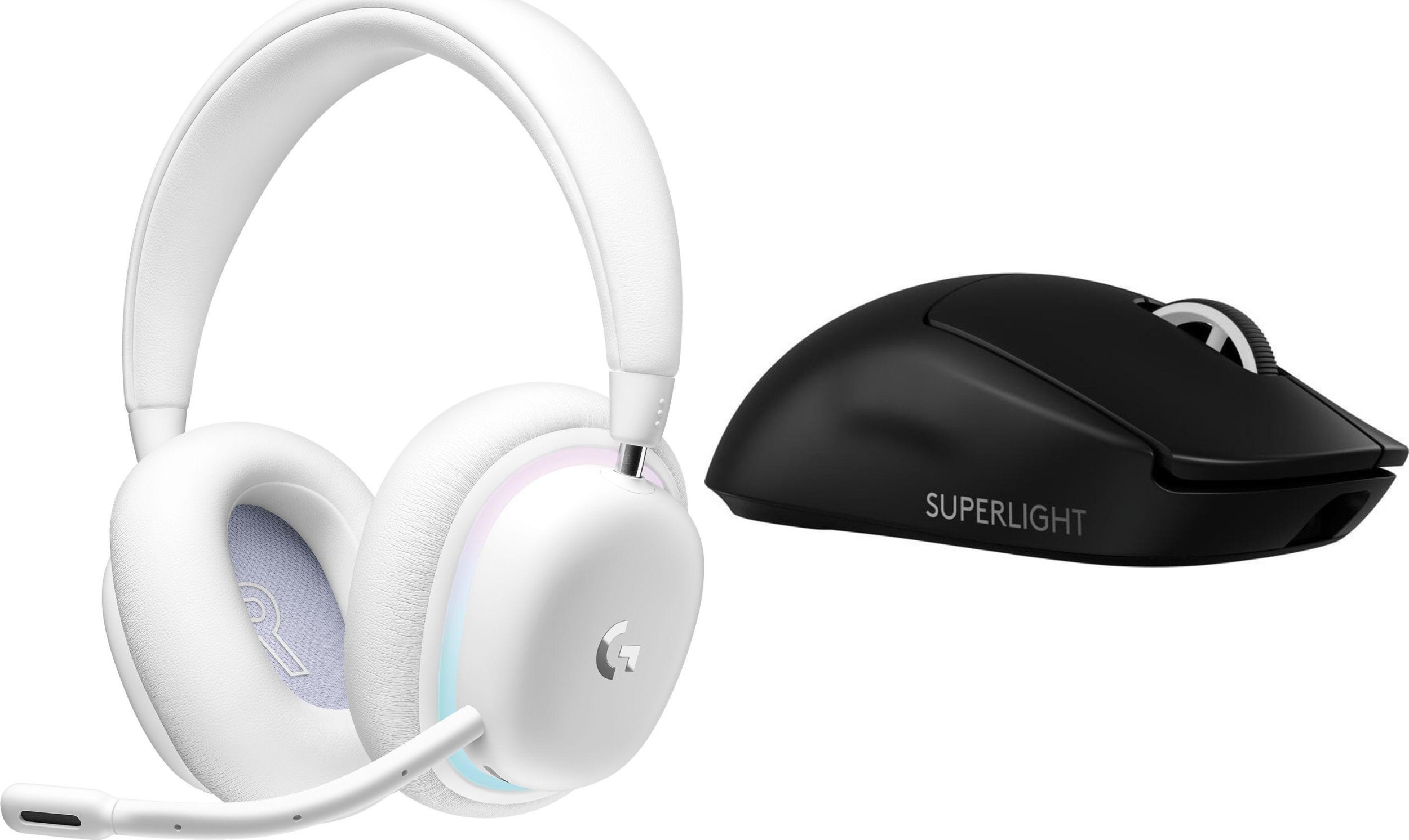 Słuchawki Logitech G735 Białe (981-001083) + G PRO X SuperLight 2 (910-006630)