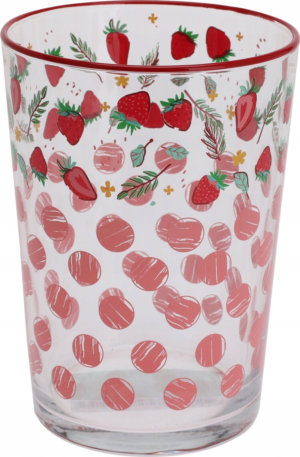 Duża szklanka w owocowy wzór, 510 ml