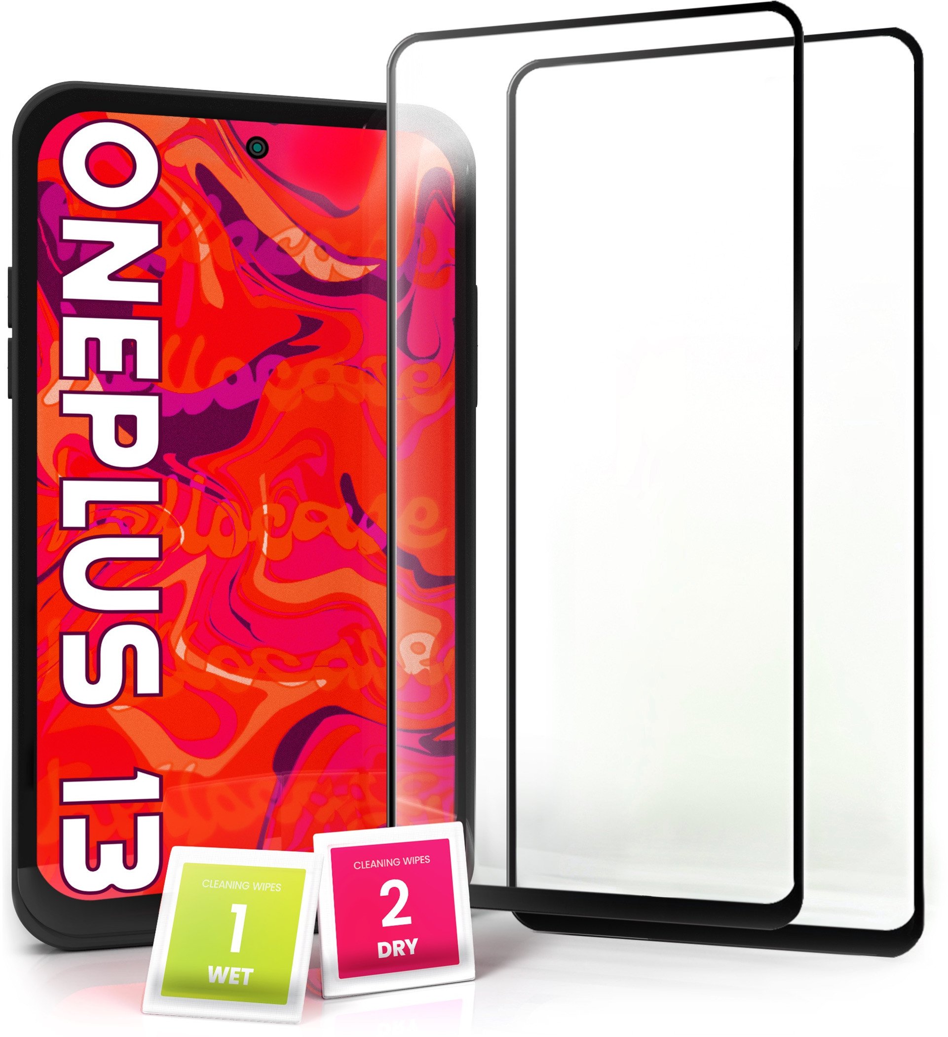 2-PAK Szkło Hartowane do OnePlus 13 (Pełne 5D, Curved, Zakrzywione, Szybka)