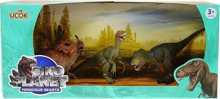 Dinozaury 3szt