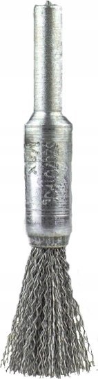 Moje Auto SZCZOTKA PĘDZELKOWA DRUT STALOWY TRZPIEŃ 6MM, FI10MM