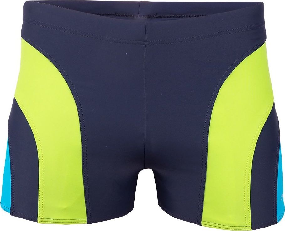 Crowell Kąpielówki męskie Crowell Sykes kol.02 granatowo-zielono-niebieskie 3XL