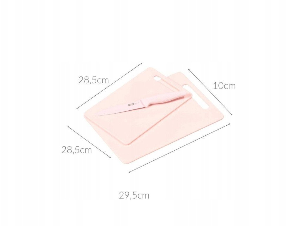 Zestaw dwóch desek do krojenia z nożem, Kesper