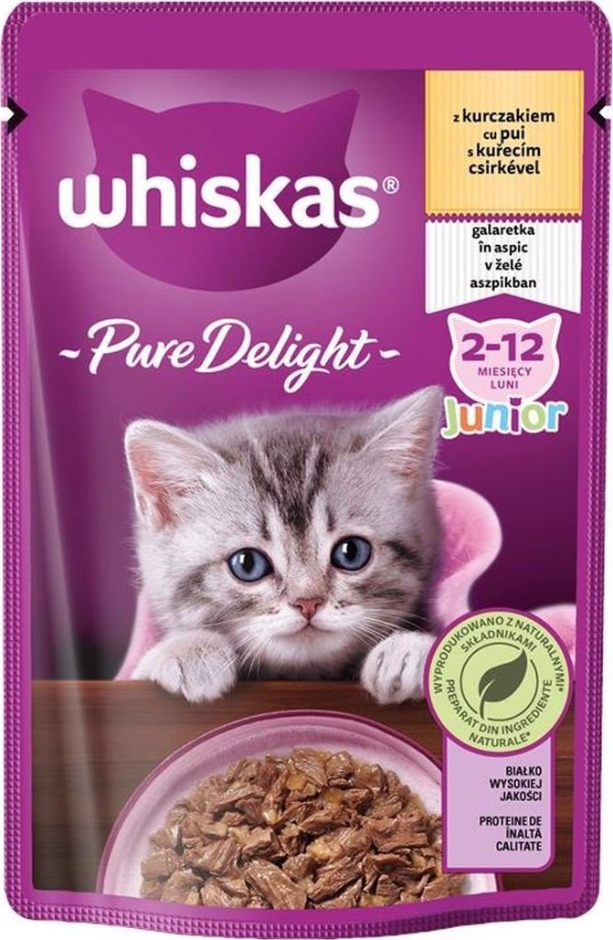Whiskas Whiskas Mokra karma dla kota z kurczakiem w galaretce 85 g