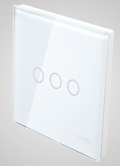Touchme TouchMe Duży panel szklany, łącznik potrójny, biały (TM703W)
