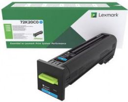 Toner Lexmark Cyan Oryginał (72K20C0)