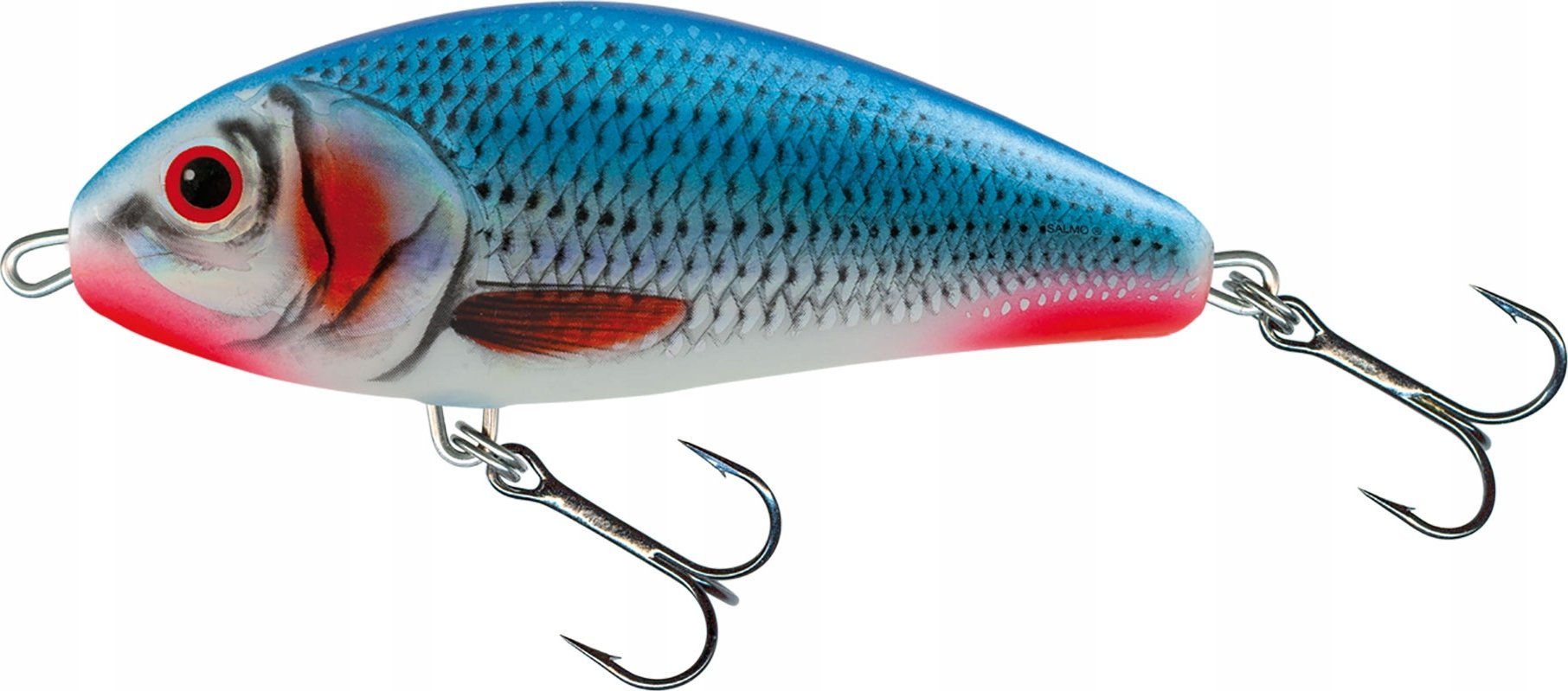 Salmo Salmo Fatso Sinking 10cm Bleeding Blue Shad |QFA048