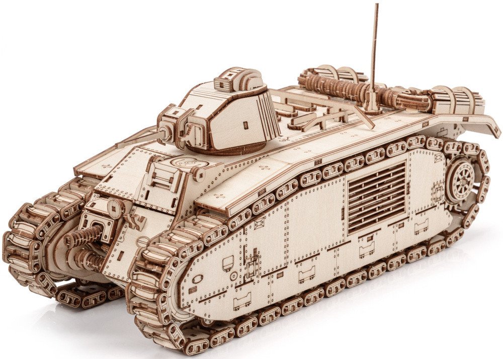 Little Story Drewniane Puzzle Model 3D - Char B1