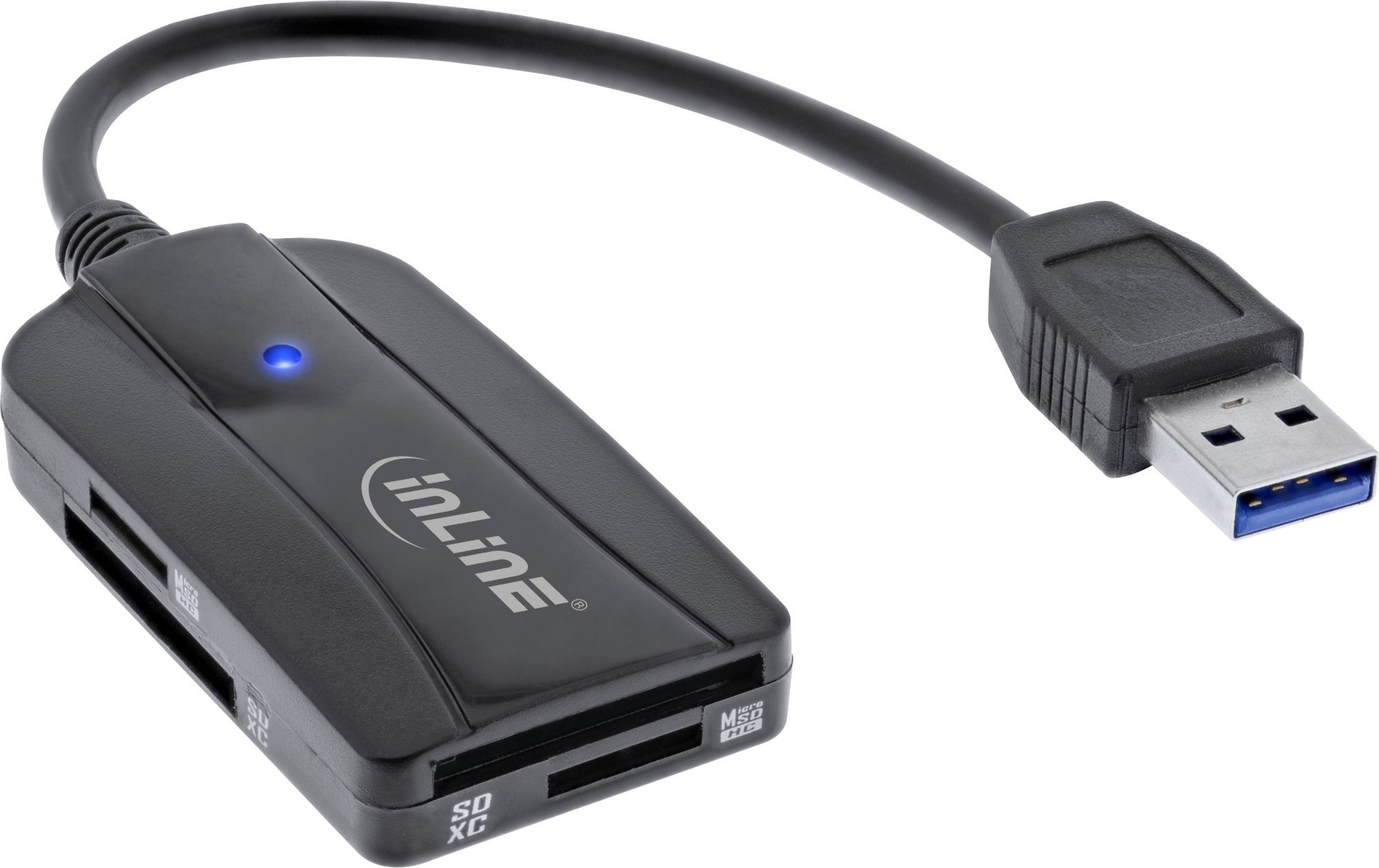 Czytnik InLine InLine® Card reader USB 3.1 USB-A, for SD/SDHC/SDXC, microSD, UHS-II compatible