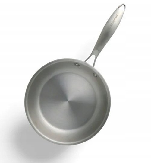 Patelnia stalowa Masterpan 20cm Tri-Ply 3-warstwowa, indukcja, gaz. Premium