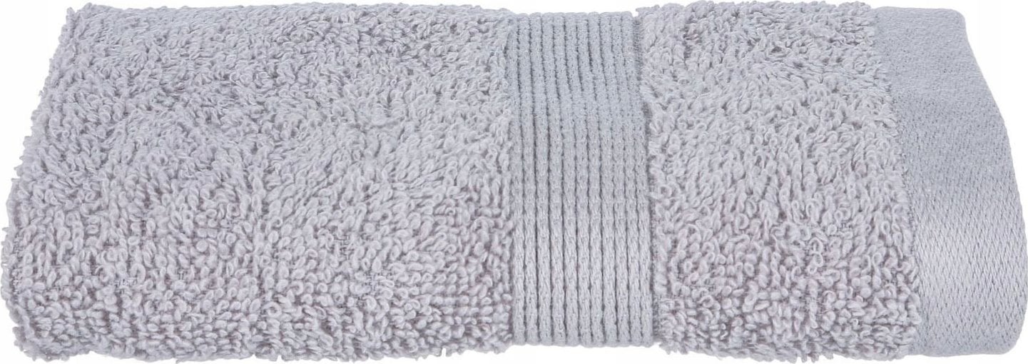 Atmosphera Ręcznik kąpielowy bawełniany, 50 x 90 cm, kolor szary