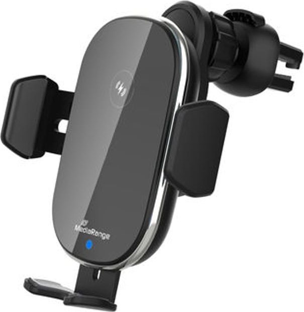 Ładowarka Triton MediaRange MRMA117 ładowarka do urządzeń przenośnych Smartfon Czarny Bezprzewodowe ładowanie Szybkie ładowanie Automatyczna