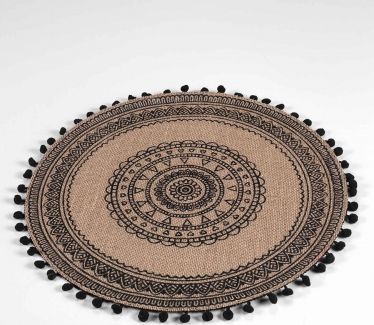 Douceur d`Interieur PODKŁADKA TASSEL - Renata CZARNA ŚR. 38