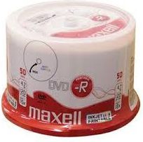 Maxell DVD-R 4.7 GB 16x 50 sztuk (275701.40)