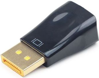 Adapter AV Gembird DisplayPort - D-Sub (VGA) czarny (A-DPM-VGAF-01)