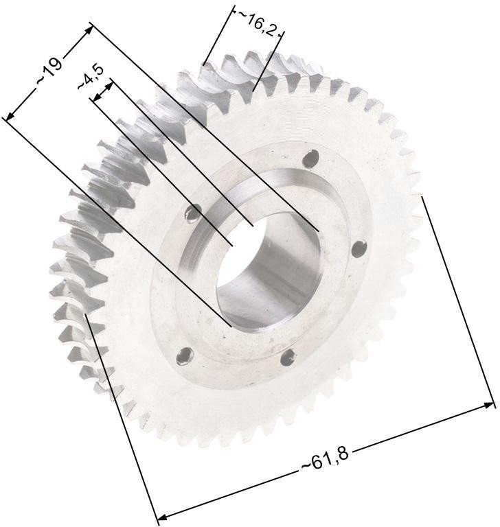 Ślimacznica Przekładni Nac Wr8005-750 Tie75-W Glebogryzarki Elektryczne Marketowe Nz453