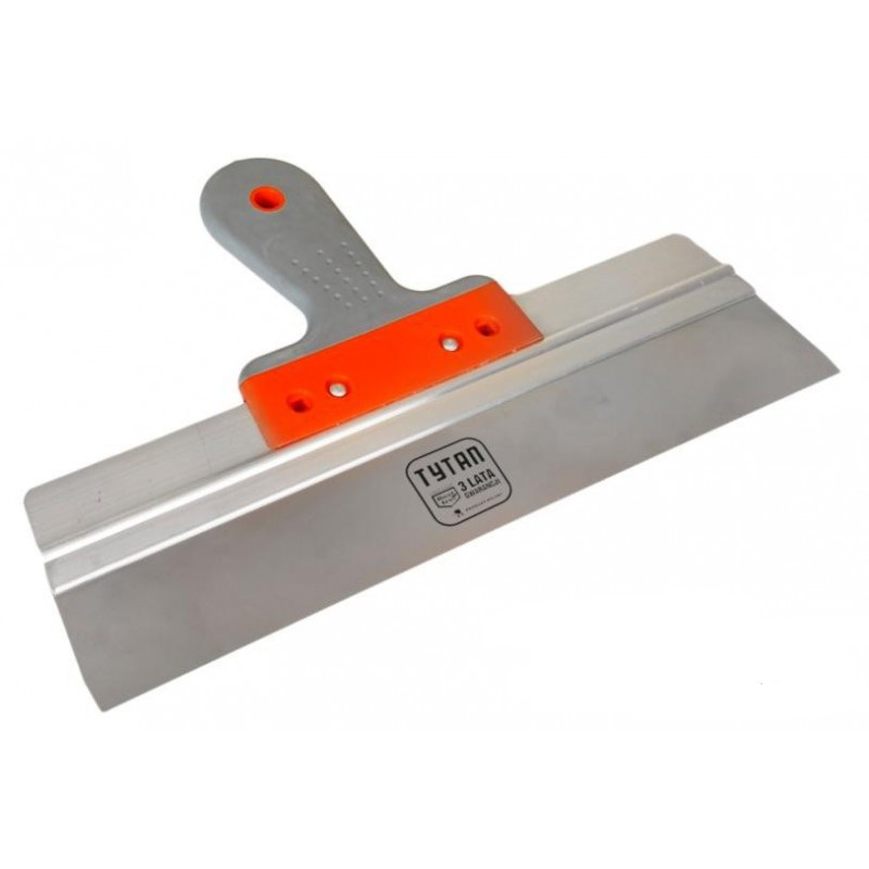 AWTools Szpachla nierdzewna fasadowa z uchwytem gumowym 60 x 600mm (AW30262)