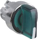 Schneider Electric Napęd przełącznika 2 położeniowy zielony z podświetleniem bez samopowrotu (ZB4BK1233)