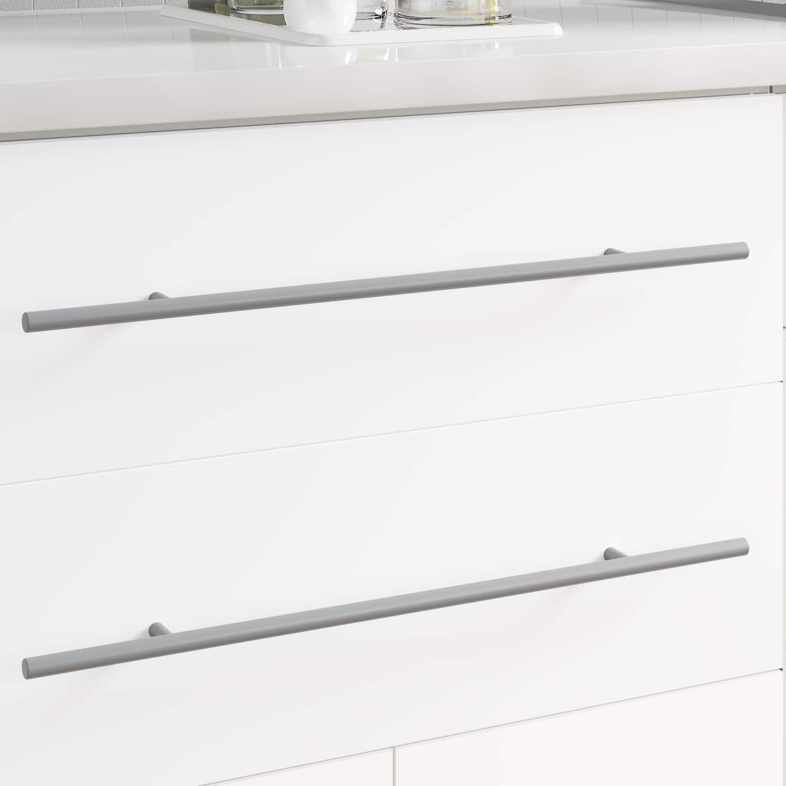 vidaXL Uchwyt 12 pcs srebrny 1500 mm Stal