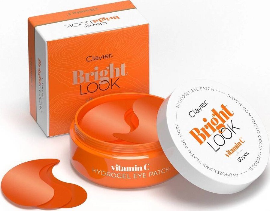 Clavier CLAVIER Bright Look hydrożelowe płatki pod oczy Witamina C 60szt.