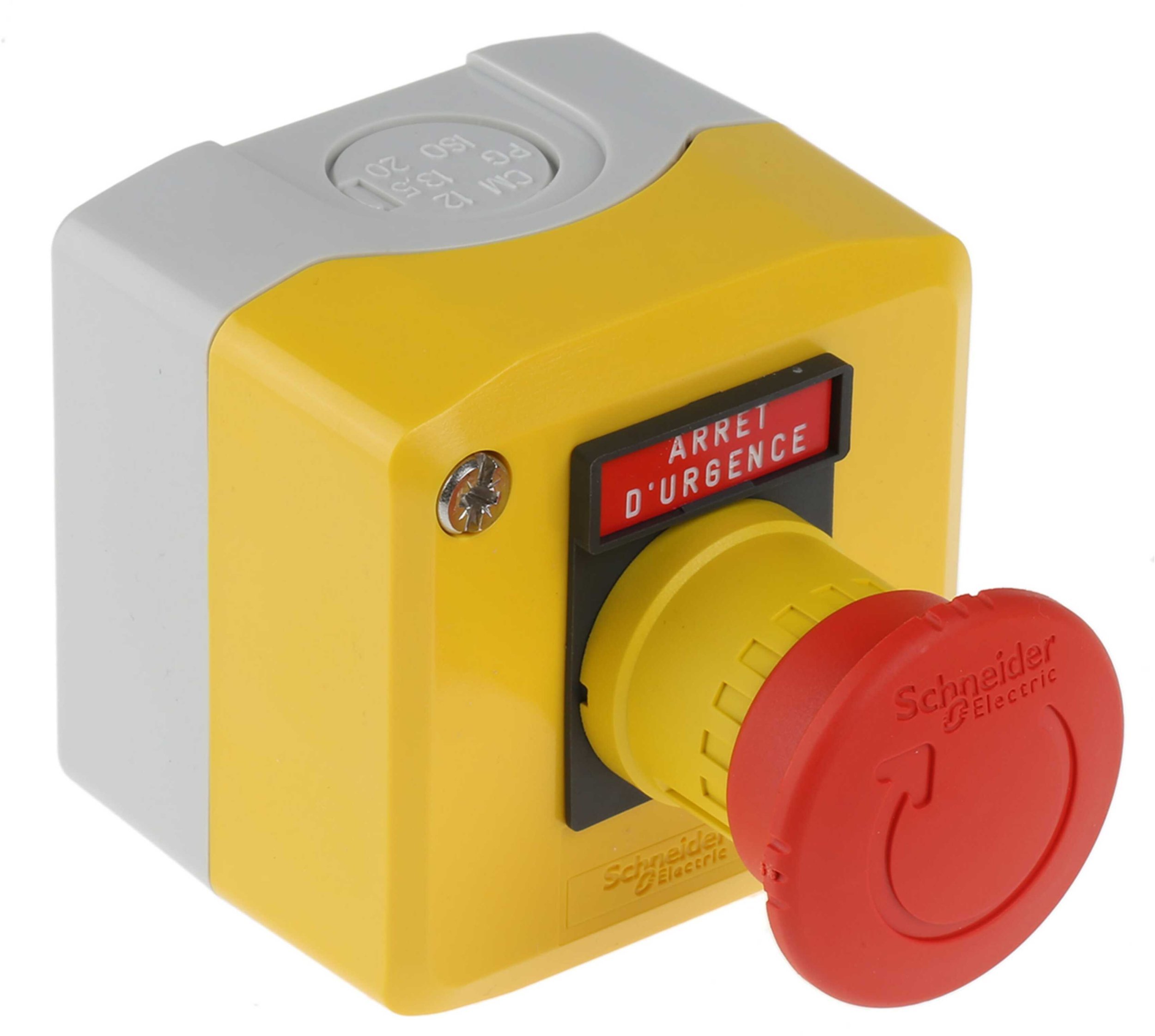 Kaseta z czerwonym przyciskiem grzybkowym EMERGENCY STOP Harmony XALK1781