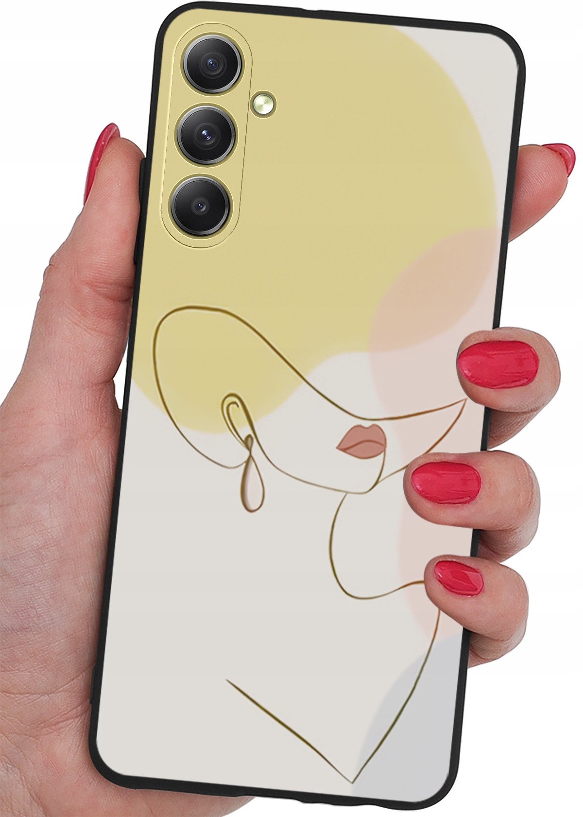 ETUI do Samsung Galaxy A35 | A35 5G CASE WZORY SOFT MATT PLECKI + SZKŁO 9H