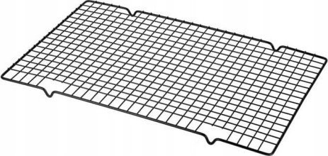 Galicja Kratka do studzenia ciasta chleba 40x25 cm czarna