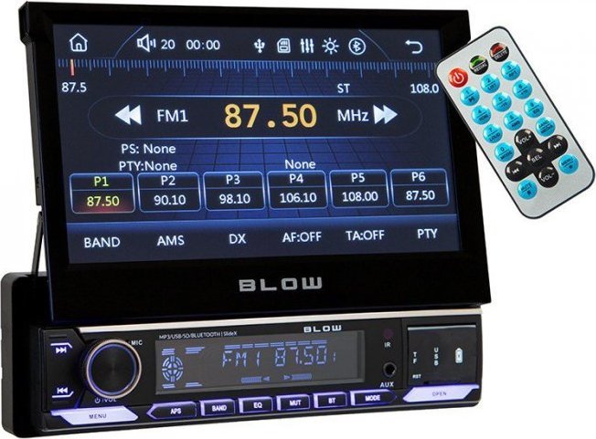 BLOW Radio SlideX RDS/MP3/ USB/micro SD/Bluetooth