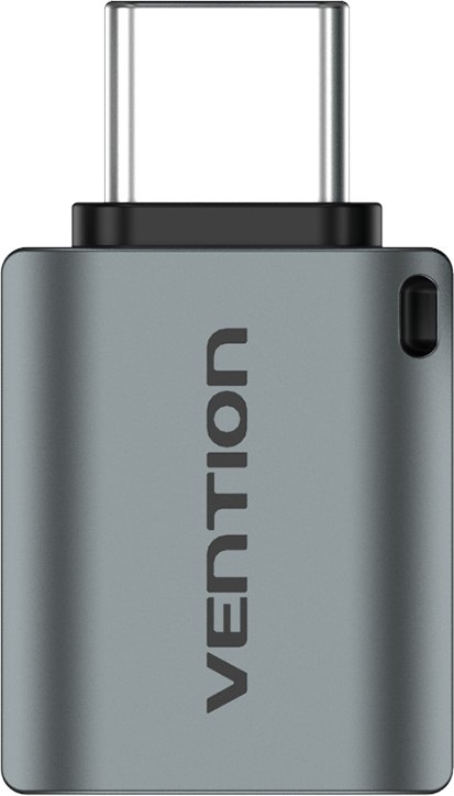 Vention CDQH0 zmieniacz płci / kabli USB C USB A Szary