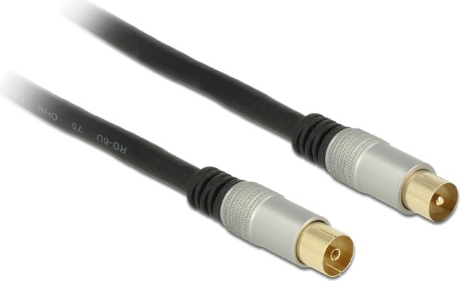 Kabel Delock Antenowy 2m czarny (88946)