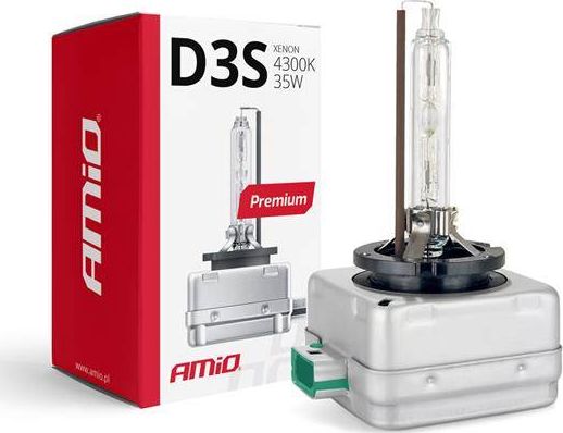 AMiO Żarówka ksenonowa, żarnik xenon D3S 4300K Premium