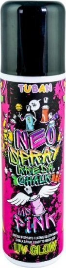 TUBAN Kreda w sprayu Neo różowa 150ml