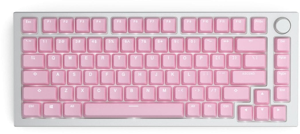 Glorious GMMK ABS Doubleshot V2 UK Base Kit - pink