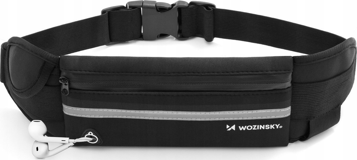 Wozinsky WOZINSKY NERKA DO BIEGANIA PAS BIEGOWY CZARNY