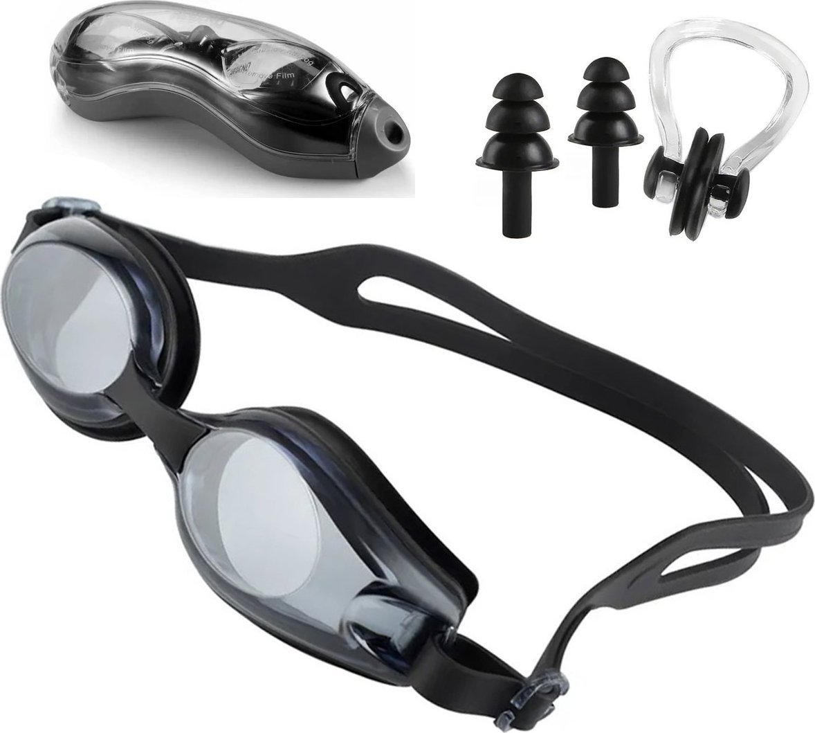 ATL AG419 Okularki do pływania + zatyczki