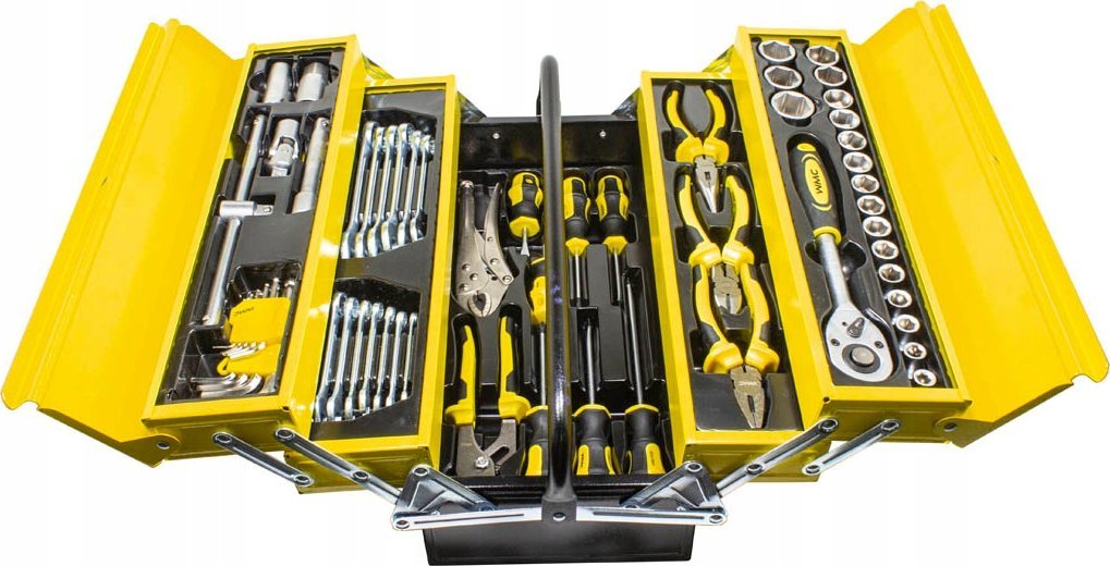 Zestaw narzędzi WMC ZESTAW NARZĘDZI 60el. W SKRZYNCE /WMC