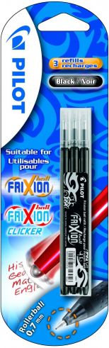 Pilot WKLAD DO WYMAZYWALNEGO PIORA FRIXION BRAZOWY OPAKOWANIE 3 SZT - BLS FR7 BN