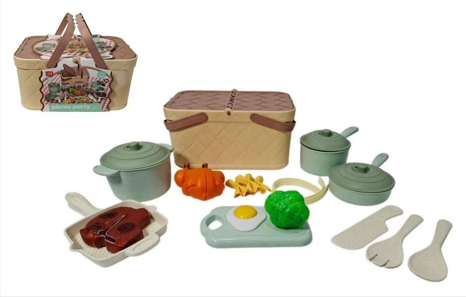 Zestaw kuchenny kosz piknikowy