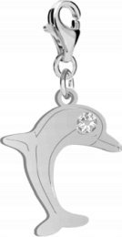 Radziszewska Jewellery Srebrny Charms DELFIN DEDYKACJA GRATIS