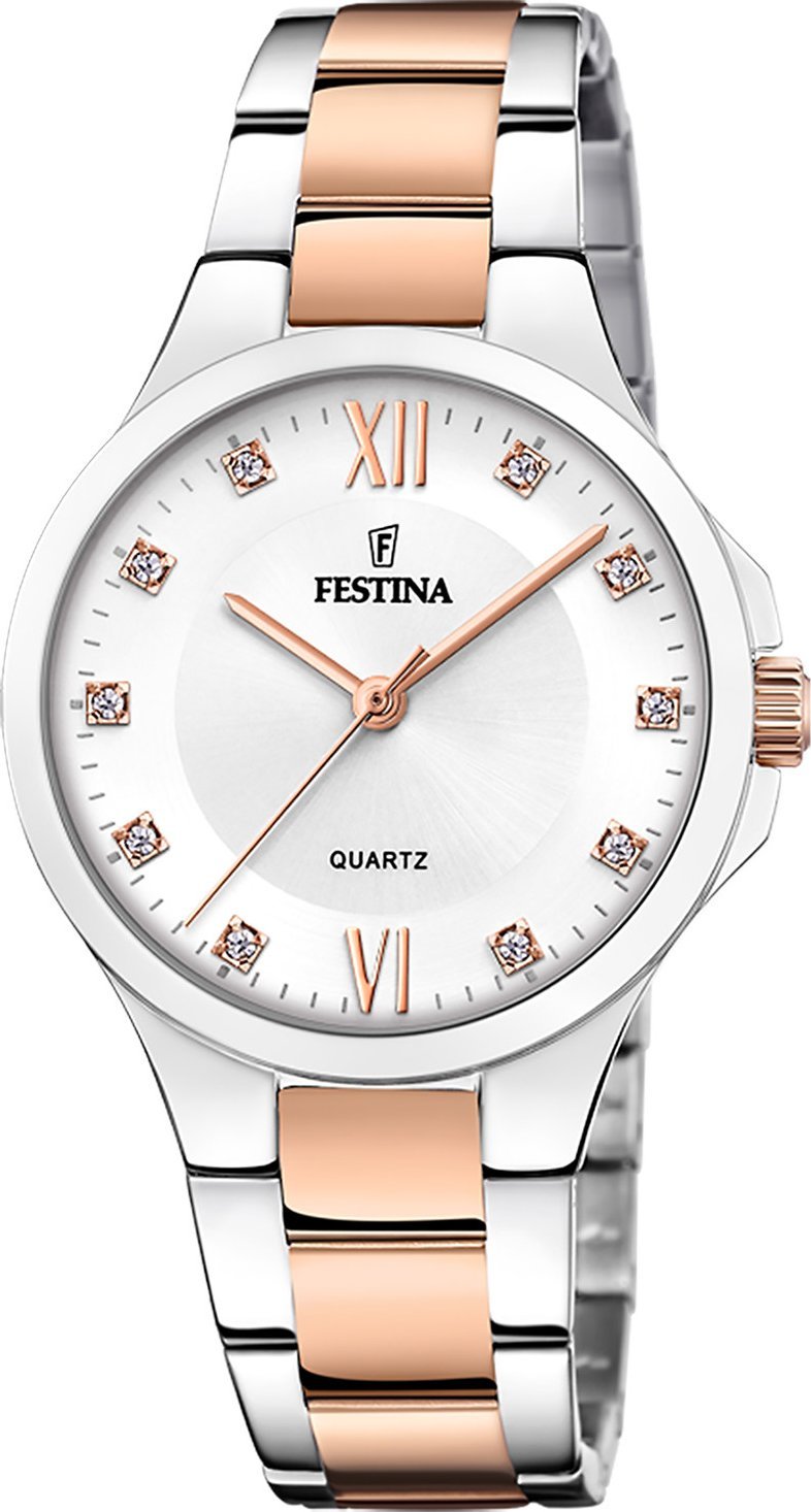 Zegarek Festina Zegarek damski Festina F20612-1 CYRKONIE srebrny