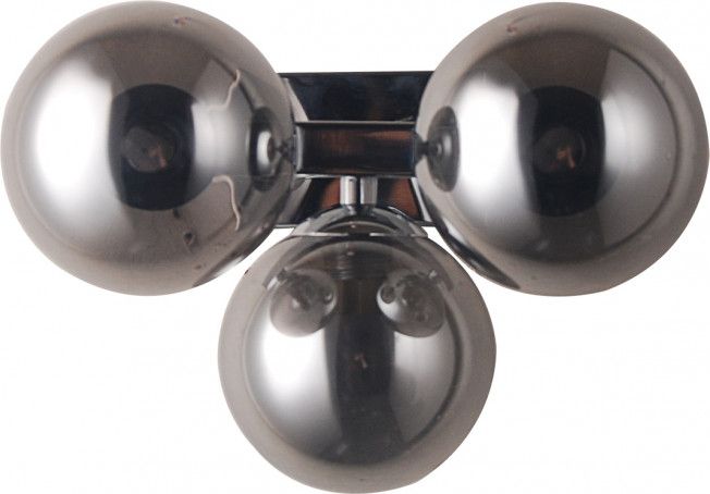 Kinkiet Italux Kinkiet ścienny LED Ready do salonu nowoczesny Italux Marbelio kule WL-6161-3 CH+SM