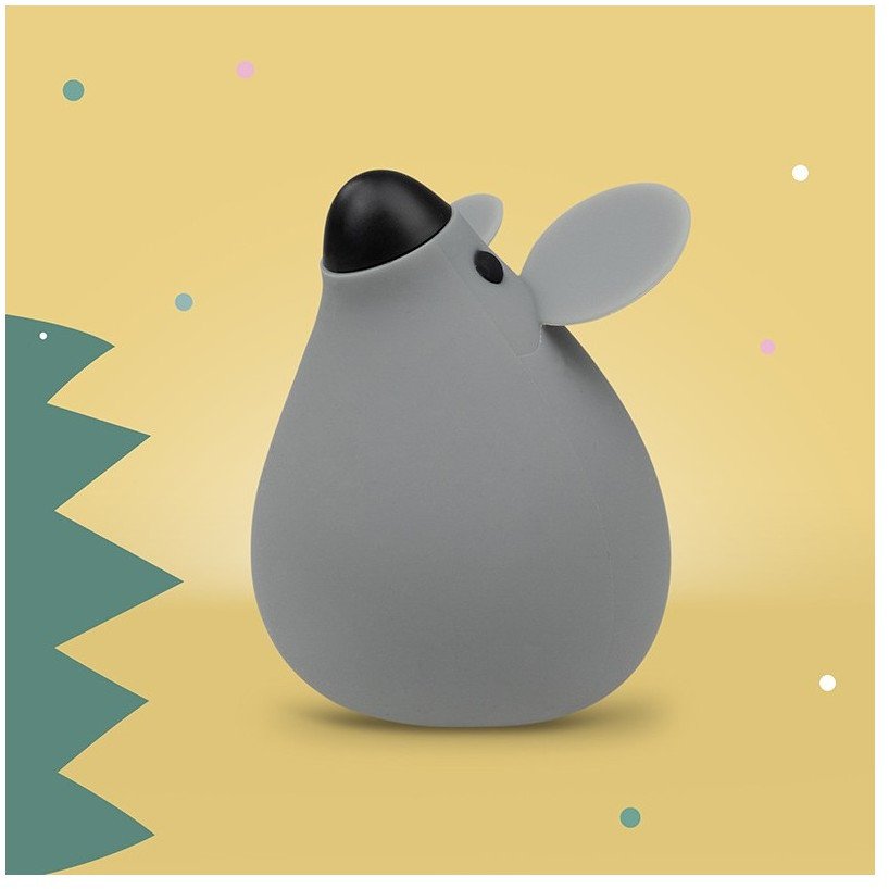 Lampka nocna LED Myszka szara