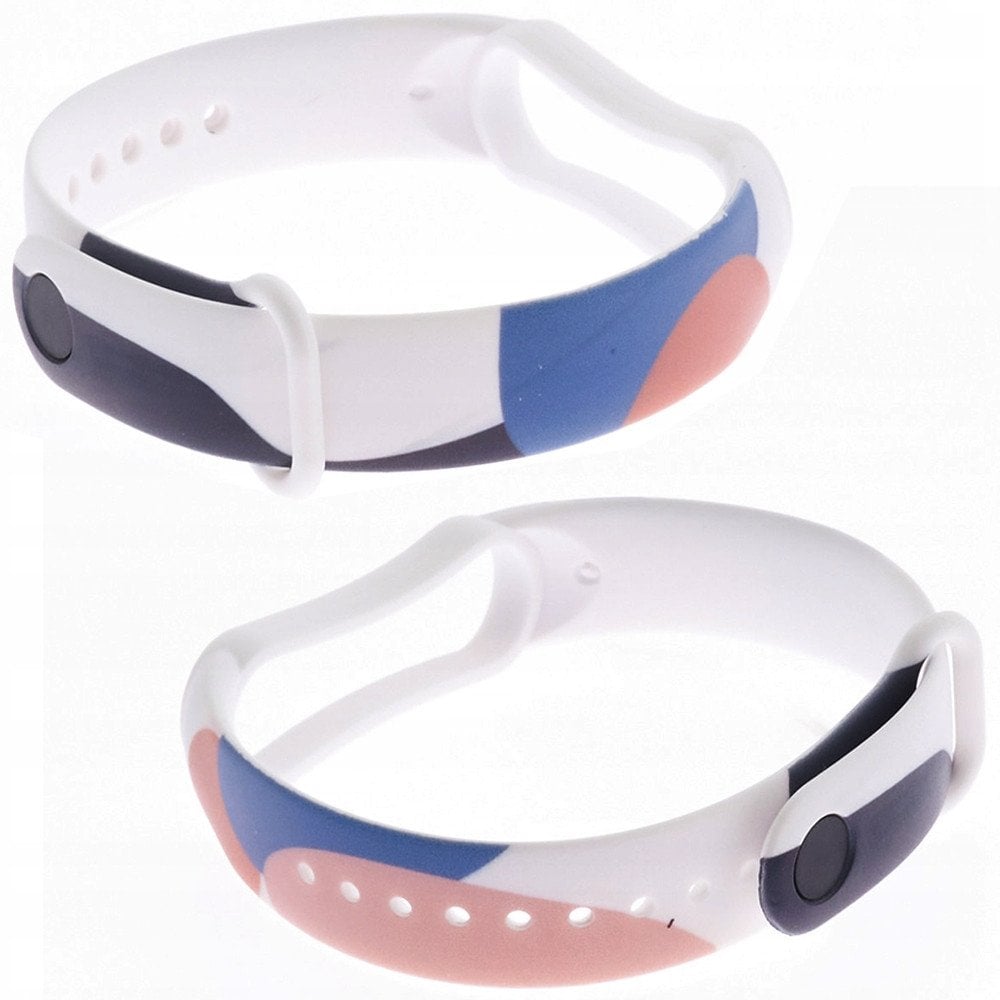 Strap Moro opaska do Xiaomi Mi Band 3 / 4 silikonowy pasek bransoletka do zegarka wzór 10