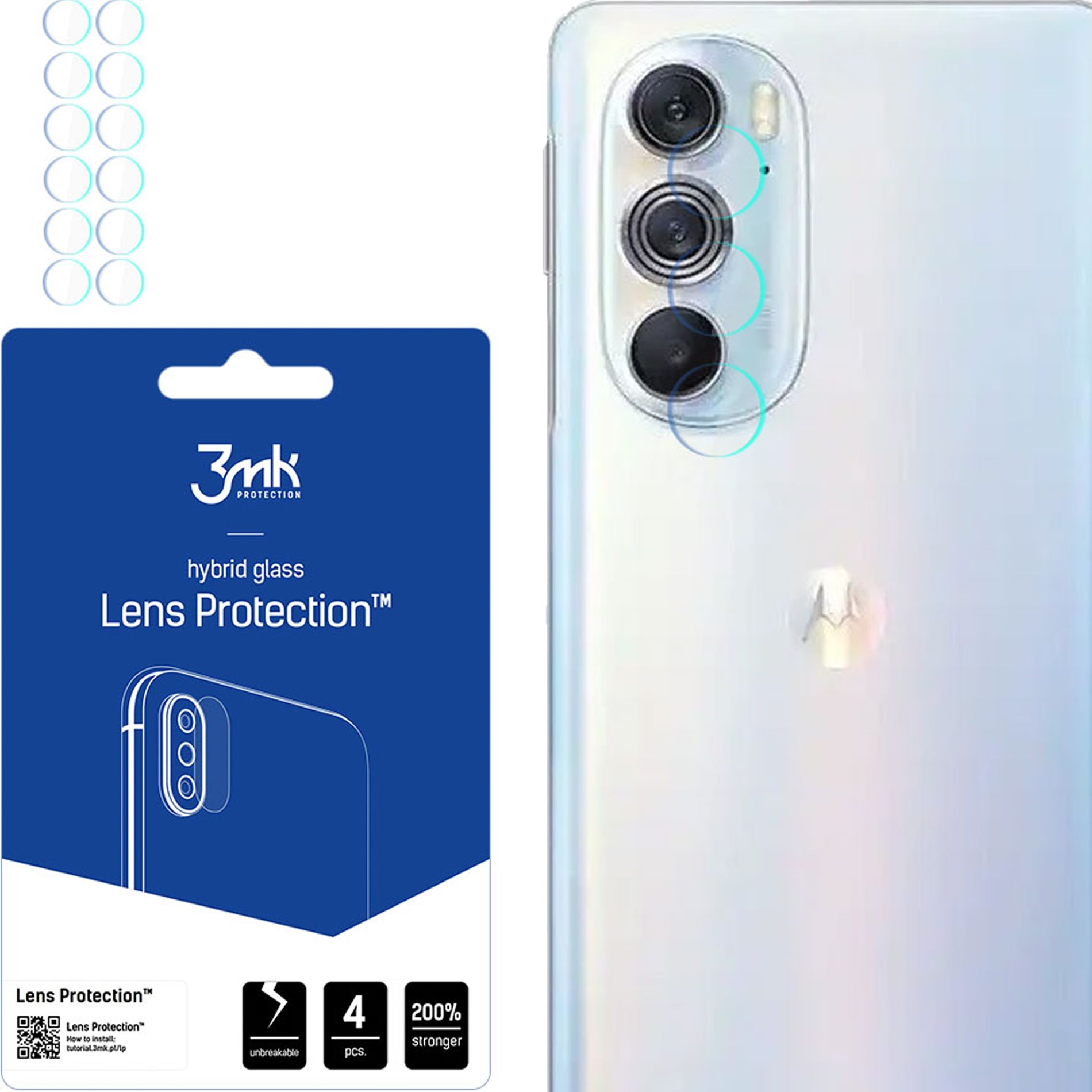 MOTOROLA EDGE X30 - 3MK LENS PROTECTION