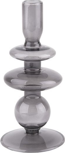 Szklany świecznik na nóżce, ART, Ø 8,5 cm