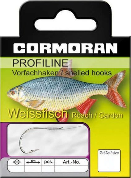 Cormoran 70-220N01612 - CORMORAN HACZYK PROFILINE Z PRZYPONEM B.RYBA 12/10szt uniwersalny